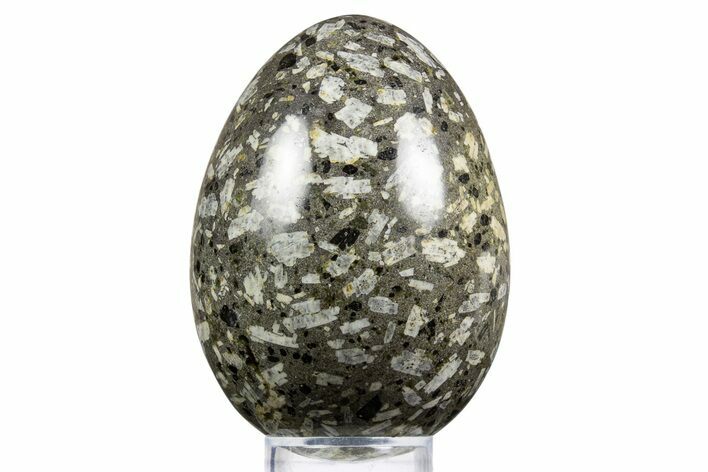 Polished Chinese Writing Rock Egg - Australia #334164